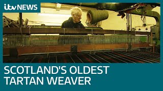 Meet Scotlands oldest tartan weaver  ITV News [upl. by Shaper694]