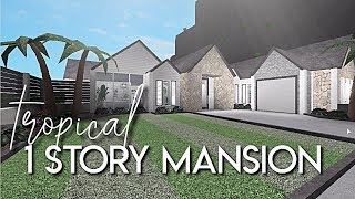 Bloxburg One Story Mansion [upl. by Valerio56]