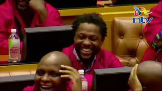 South Africas Peoples Bae  MP Dr Ndlozi  causing drama in parliament [upl. by Bunnie490]