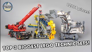 Top 3 biggest LEGO Technic sets compared 2019 [upl. by Faustina]