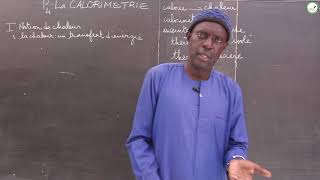 Cours  Première S  Physique  Chimie  P4 La Calorimétrie  M Diop [upl. by Naillil]