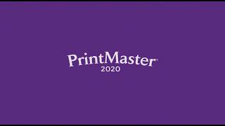 PrintMaster 2020 Tutorials  Print a Card [upl. by Deron595]