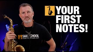 Saxophone Lesson  Beginner Saxophone  First Notes [upl. by Woodie]