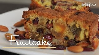 Receta navideña 4 Fruitcake panqué de frutos secos [upl. by Arhaz529]