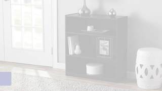 Mainstays 3 Shelf Standard Wood Bookcase [upl. by Bonne]