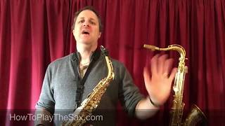 How To Play G On The Alto Saxophone [upl. by Irihs]