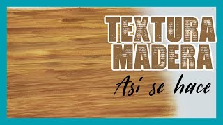 Como Pintar Textura De Madera Muy Fácil  IDEAS EN ACRÍLICO [upl. by Tattan]