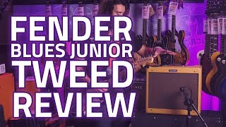 Fender Blues Junior Limited Edition Lacquered Tweed Review [upl. by Ahsiri]