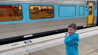 XPT leaving Goulburn Station [upl. by Trillbee]