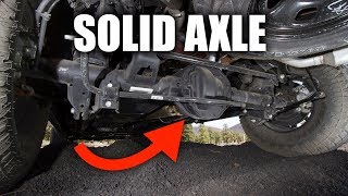 Solid Axle Suspension  How Truck Suspensions Work [upl. by Oriane]