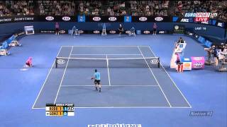 Gonzalez vs Roddick super shots HD [upl. by Retluoc]