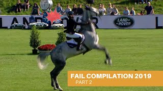 Show Jumping  Fails amp Falls Compilation 2019 Part 2 [upl. by Brader]