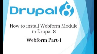 Drupal 8 Tutorial for Beginner Lesson9 Install Webform Module in Drupal 8  Hindi Part1 [upl. by Raddie662]