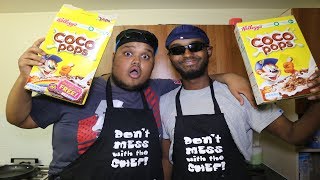 COOKING WITH CHUNKZ ft DARKEST MAN  HOW TO MAKE CEREAL [upl. by Allan]