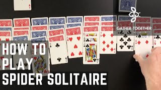 How To Play Spider Solitaire [upl. by Magree]