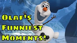 Frozen Olaf Funny Moments [upl. by Zeculon658]