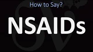 How to Pronounce NSAIDs CORRECTLY [upl. by Joashus]