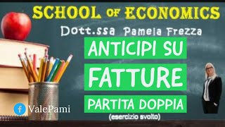 Anticipo bancario su fatture emesse scritture in partita doppia esercizio svolto [upl. by Hunfredo896]