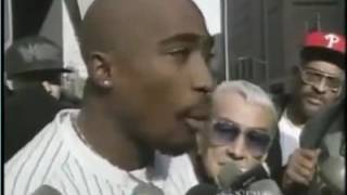 Full Interview Tupac Outside Courthouse NY  November 29 1994 2PacLegacynet [upl. by Chatwin797]