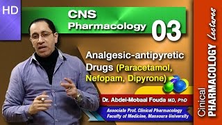 CNS Pharmacology Ar  03  Analgesicantipyretic drugs [upl. by Trisha744]