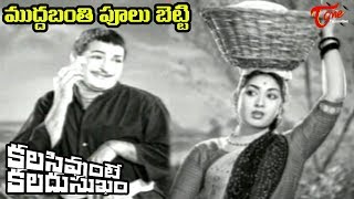 NTR Old Songs  Kalasi Vunte Kaladu Sukham  Mudda Banthi Poolu Song NTR Savitri Old Telugu Songs [upl. by Deerc]