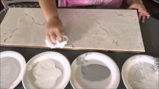 How To Paint Faux Carrara MarbleSuper Easy [upl. by Chane]