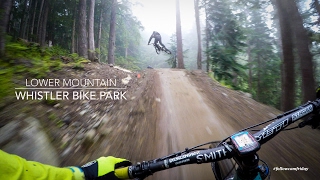 Mountain Biking the lower Whistler Bike Park [upl. by Nylak]