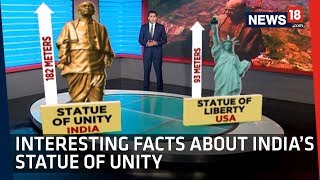 Interesting Facts About India’s Statue of Unity  News18 Digital [upl. by Ennaer]