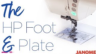 When amp How To Use The HP Foot amp Plate [upl. by Raybin]