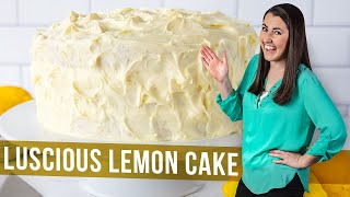 How to Make Luscious Lemon Cake [upl. by Aznola]