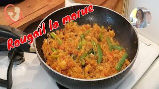 Rougail La Morue Gros Piment Et Gingembre [upl. by Annhoj748]