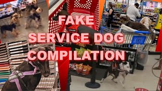 Fake Service Dog Compilation Part 2 [upl. by Anawk]