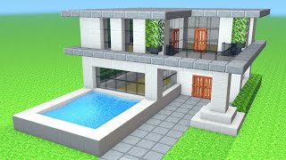 TUTO GRANDE MAISON MODERNE FACILE À FAIRE  Minecraft [upl. by Lordan330]