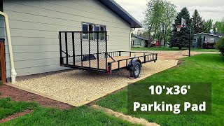 DIY Rock Parking Pad [upl. by Marasco]