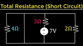 04  How to find the Equivalent Resistance of a Short Circuit [upl. by Yhtimit]