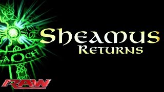 Sheamus returns to action Raw February 9 2015 [upl. by Sillert595]