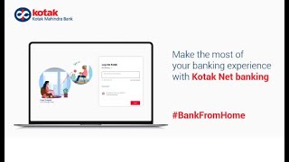 How to Login to Kotak Net Banking [upl. by Ttoille]