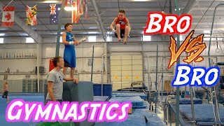 Bryton Vs Ashton Bro Gymnastics Challenge [upl. by Eolande]