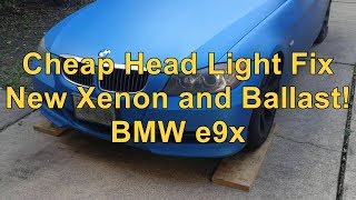 BMW Xenon Headlight and Ballast Replacement [upl. by Nireves]