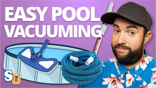 How To VACUUM A POOL Above Ground and Inground [upl. by Murphy]