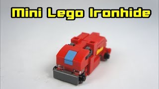 How To Build A Mini Lego G1 Ironhide [upl. by Onairpic546]