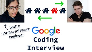 Google Coding Interview With A Normal Software Engineer [upl. by Boggers]