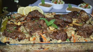 Mutton Mandi original recipe in UrduHindiArabian laham mandi without ovenRoasted raanleg recipe [upl. by Anehsuc]