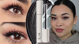 ILIA LIMITLESS LENGTHENING MASCARA  Review and Demo [upl. by Goodhen]