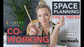 SPACE PLANNING TIPS AND TRICKS  COWORKING OFFICE [upl. by Steiner]