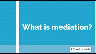 What is mediation updated [upl. by Ardnnek]