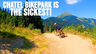 AN AVERAGE DAY AT CHATEL BIKEPARK [upl. by Rasaec]