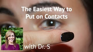 The Easiest Way to Put on Contacts [upl. by Flavio280]