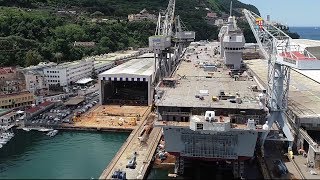 Aspettando il varo di nave Trieste [upl. by Idnak606]