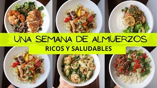 UNA SEMANA DE ALMUERZOS RICOS Y SALUDABLES  Michela Perleche [upl. by Tarr]